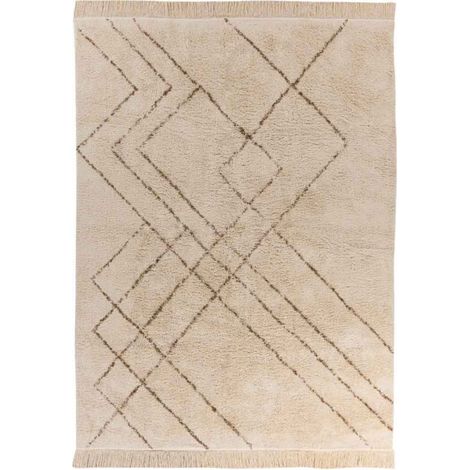 Tapis Tufté à la Main Ethnique "Mylen IV" Beige 160 x 230 cm (1/5)