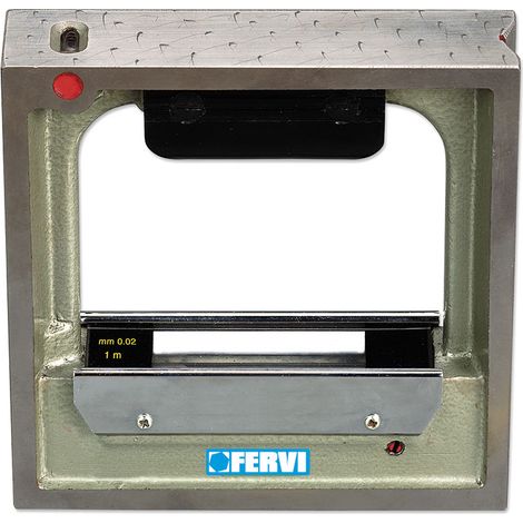 Livella quadra rettificata 150 x 38 x 150 mm Fervi l150