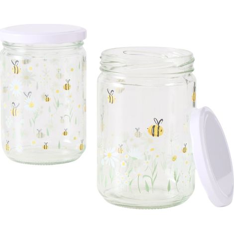 Schraubgläser HONEY, 500 ml, 2er-Set