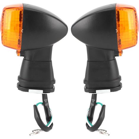 Jeffergarden 2pcs Moto Clignotant Lumière Jaune Lumière Fit pour Kawasaki ZX900 Ninja ZX-9R (1/4)