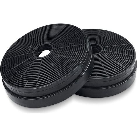 2 Dunstabzugshaubenfilter, Aktivkohlefilter Ø 175 mm, für Respekta Miz0031, Klarstein, Pkm Co4, OUYLAF (1/5)