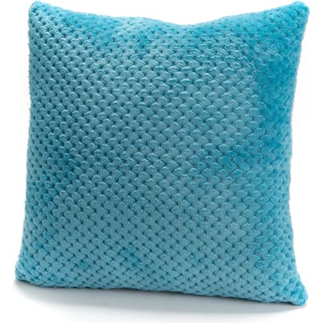 Amadeus - Coussin Damier turquoise 40x40 cm