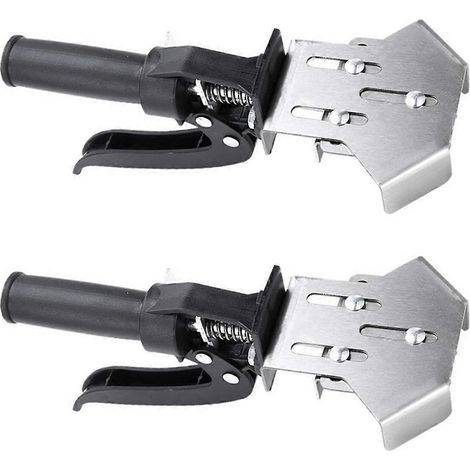 Lot de 2 pinces d'angle à angle droit en acier inoxydable, outil de soudage et de travail du bois à fixation rapide et poignée unique. (1/5)