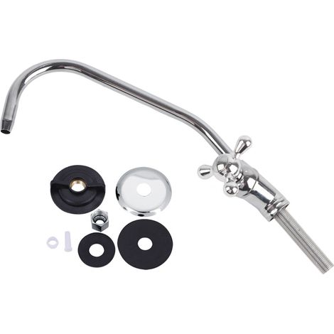 Küchenarmatur aus Zinklegierung, 1/4'' Umkehrosmose-Trinkwasserfilter, Chrom