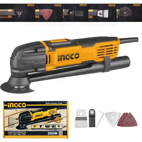 Utensile Multifunzione con aspirazione 300 Watt Ingco MF3008