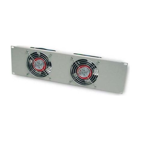 Obere Lüftungsgeräte mit 2 Ventilatoren 3U für 19" Rackschrank Fanton 28360 (1/2)