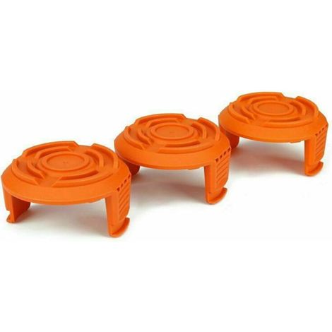 3pcs Couvercle de bobine pour Worx WG150 WG151 WG165 WG175 WG180 WG191,Accessoire tondeuse sans outil,Désherbeuse (1/4)