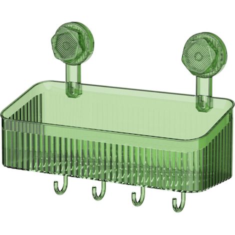 Étagère murale fonctionnelle pour salle de bain, avec-Vert grand (1/5)