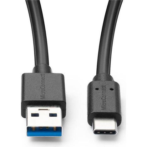 MicroConnect USB-C 3.2 Gen1 - USB3.0 A 0,5 m Kabel