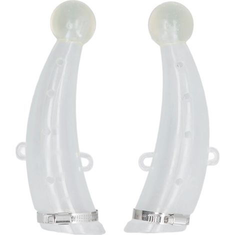 Copertura protettiva termoresistente in corno di bovino, facile da indossare, in gel di silicone confortevole -Crezuo