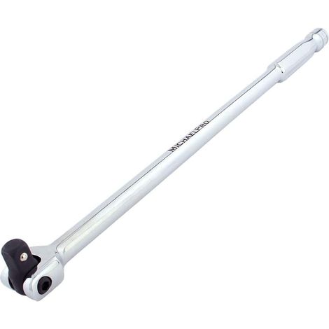 Barre De Disjoncteur - 1 Pièce - Acier Chromé - Tête Flexible 180° - Pour Mécanique Auto - 45,7 cm (1/5)