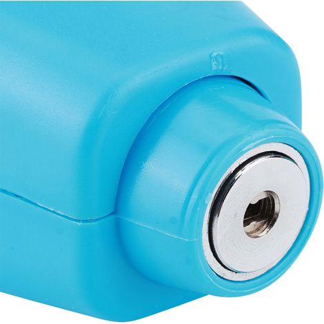 Serrure antivol universelle pour guidon moto scooter ATV - Poignée de frein et accélérateur bleue (1/5)