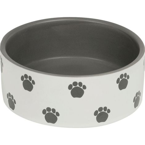 Nobby Hundenapf Keramik Pata Ø 18 cm - 1,1 L creme-grau Hundenäpfe