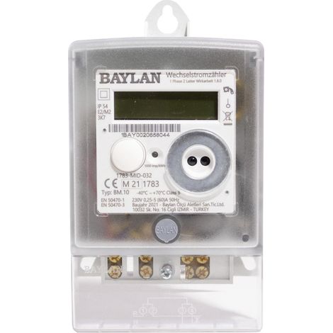 Counttec BT10 BT10 Wechselstromzähler digital 60 A MID-konform: Ja 1 St. (1/4)