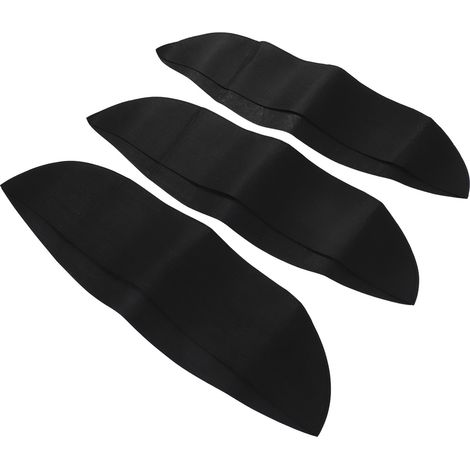 Lot de 3 inserts de panier plante en tissu feutré, doublure jardinière fenêtre rechange pour plante suspendue fleur jardin clôture noir 61cm/24in (1/5)