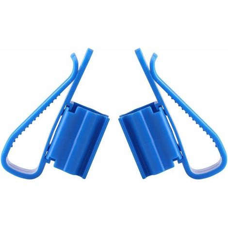Juego de 2 soportes para manguera de acuario con clip de fijación para mangueras de agua de 8 a 16 mm. (1/4)