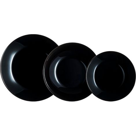 Luminarc Zelie Noir vajilla 18 piezas (1/3)