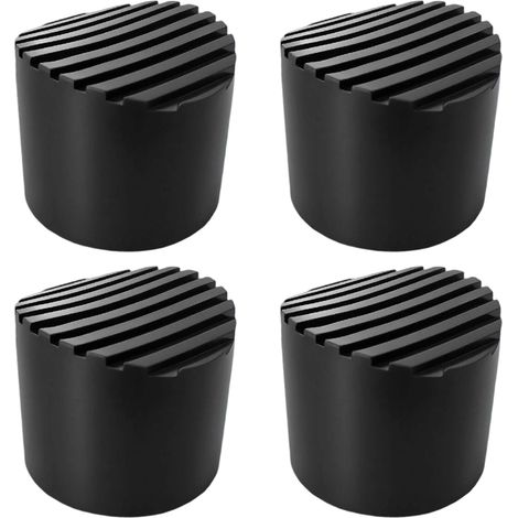 Marchepied extensible en alliage d'aluminium et bambou, accessoire pour escalier droit, tapis de porte antidérapant en plastique, embouts ronds.