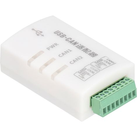 Analyseur CAN USB 2 Canaux Isolé Compatible J1939 pour Véhicules et Électronique (Interface ZLG USBCANJ19392C) (1/5)