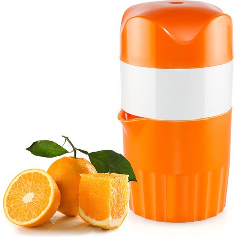 Orangenpresse – Manuelle Zitruspresse für frisches Obst und Gemüse – Entsafter mit Saftbehälter – Manuelle Orangenpresse – Fruchtpresse