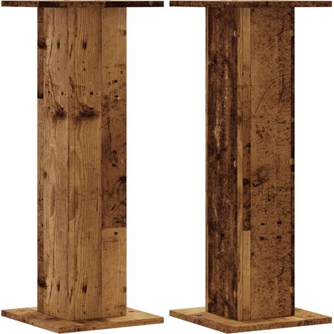 Maison Exclusive - Pflanzenständer 2 Stk. Altholz-Optik 30x30x80