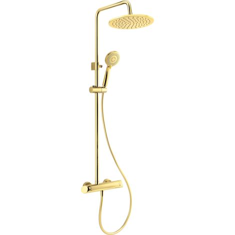 Deante Arnika Elegantes Duschset in Gold (1/2)