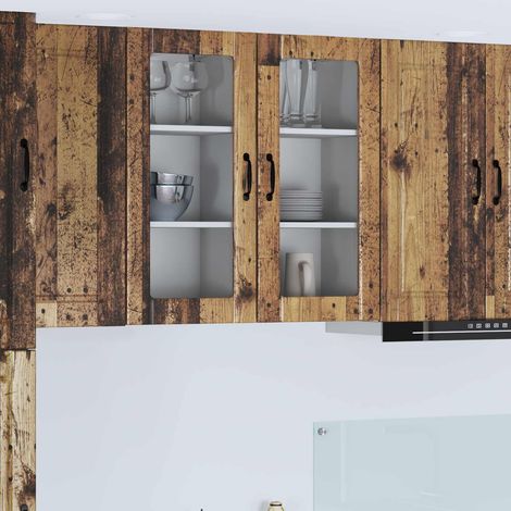 Küchenschrank 2 pcs Altholz 40 x 31 x 80 cm Holzwerkstoff