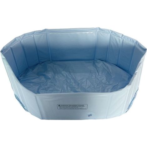 Piscine Pliable pour Chien en PVC – Bassin de Baignoire pour Animaux Domestiques, 70 x 47 x 23 cm-x (1/2)