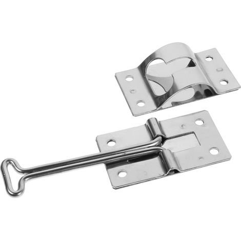 Kit Steel Bracket Caravan Outdoor Trailer Latch Steel Door Hook Use
