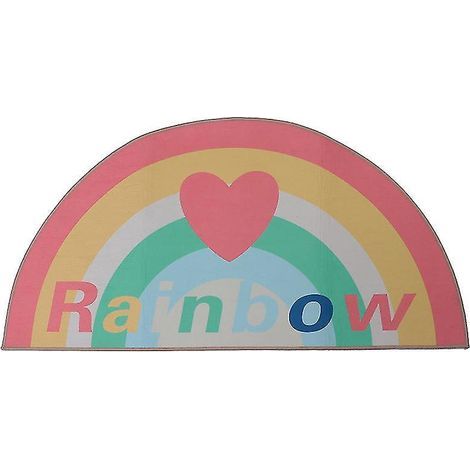 1 tapis de porte à motif arc-en-ciel (1/3)
