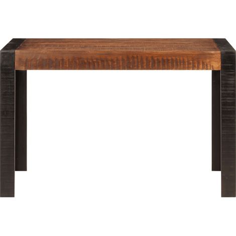 Table à dîne Table de salle à mangerr marron miel 120x60x76 cm bois de manguier massif (1/5)