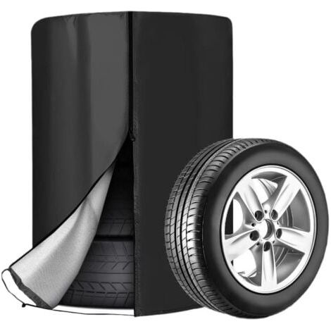Housse de Pneu Universelle Housse de Protection pour Pneus Voiture Imperméable Sac Pneu Voiture Housses de Rangement pour Pneus Sac de Rangement pour Pneus Housse Stockage Pneus pour 4 Pneus 85120cm (1/5)