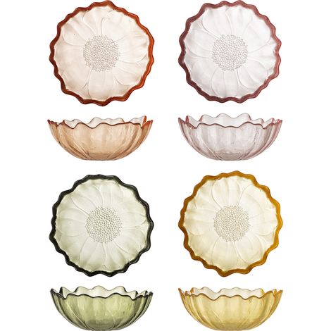 Bloomingville - Kana Bowl - Multi - Glass