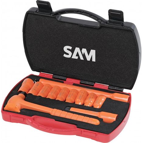 Jeu de douilles isolées SAM 1/2" 12 pièces ( Prix pour 1 )