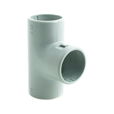 Manicotto di ispezione T in PVC ø 16 mm, Grigio, 25 pezzi
