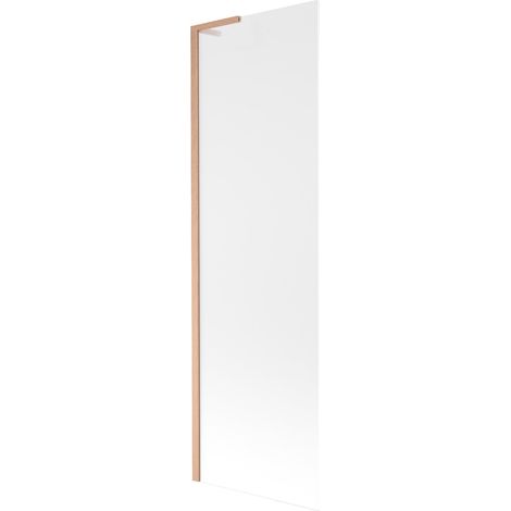 Mexen Next L mampara de bañera de 1 hoja 60 x 150 cm, escarcha, cobre cepillado - 895-060-000-03-30-65 (1/5)
