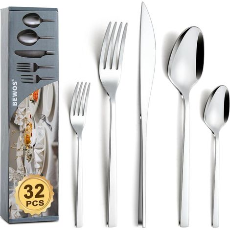 Besteckset 30teilig Messer 30 St&xFCck Silber Griff 30 St&xFCck (1/5)