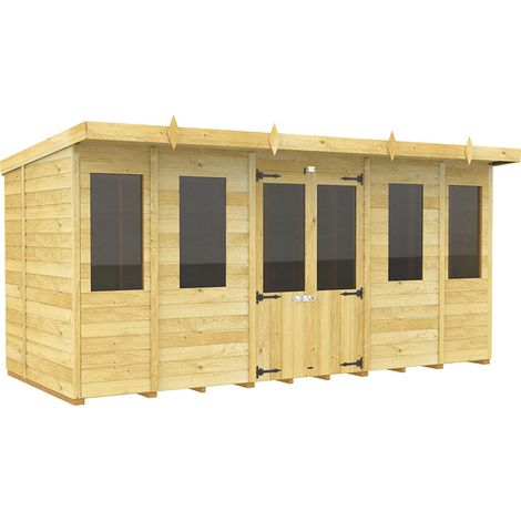 14 x 5 Pent Summer House