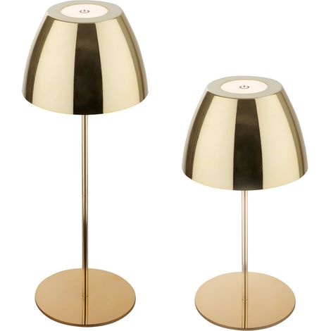 LED Tischlampe Akku LED Tischleuchte Wohnzimmer Dimmbar Kabellos Touch IP44