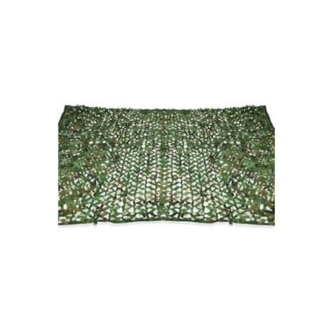 Voile d'ombrage rectangulaire design camouflage parasol 3x4m maille verte (1/5)