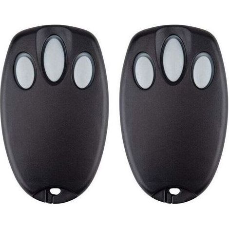 Lot de 2 émetteurs de porte de garage portatifs de remplacement pour Chamberlain Liftmaster Motorlift 94335E 84335E ML700 ML500 ML850 Merlin+ C945 C840 Security+ 433,92 MHz