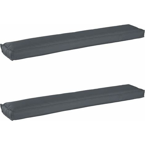 Ensemble de deux dessous de plat, gris anthracite, 200 x 40 x 8 cm (1/5)