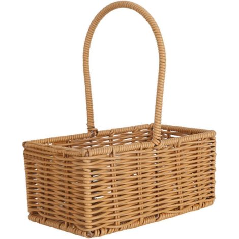 Panier à fruits, panier de rangement, boîte à goûter multifonctionnelle, panier à main, panier à fleurs pour banquet, cadeaux de bureau, boutique pour la maison-S (1/5)