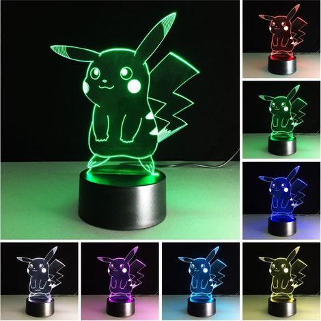 Lampe De Nuit 3D - Lampe USB Avec Changement De Couleur Automatique - Pour Chambre Enfants Ou Décoration Intérieure - 1 Pièce (1/5)