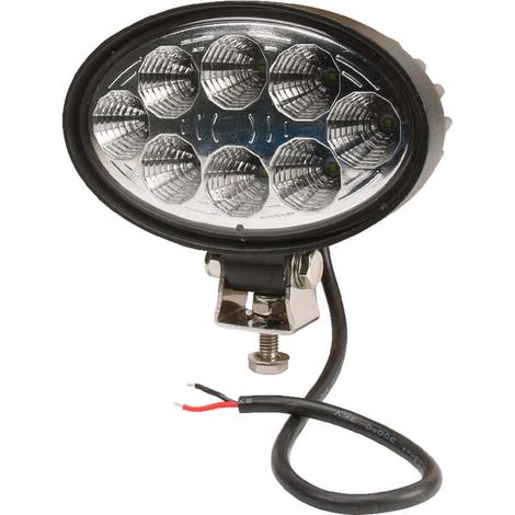 LED-Arbeitsleuchte, oval, 24 W, 2240 lm, 10/30 V, diffuses Licht, 8 LEDs, Kramp LA10058 (1/5)