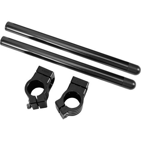 Universelle 43-mm-Motorrad-Clip-On-Lenkergabel, separates Aluminium-Griffset (schwarz) (1/5)