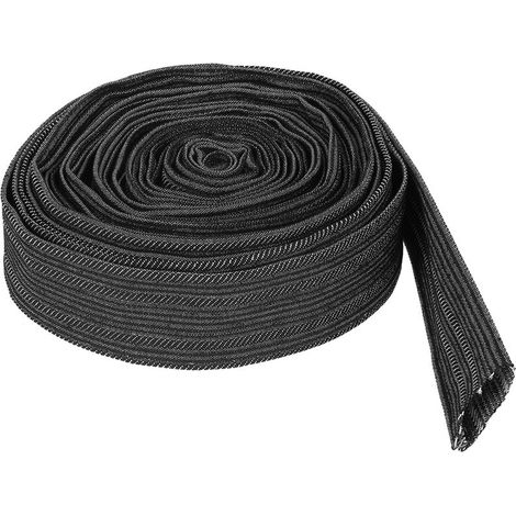 Manchon de câble tressé extensible flexible de 7,5 m, couvercle de câble de gaine de protection en nylon pour tuyau hydraulique de torche de soudage (1/5)