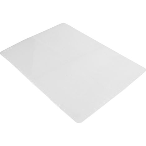 Großformatige, transparente Silikon-Tischmatte, fleckenabweisend, ideal für Kunsthandwerk und Schmuckherstellung. (1/5)