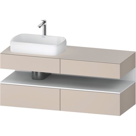 Duravit Collection One Meuble sous-vasque sur console, 2 tiroirs,