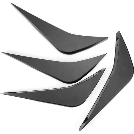 Ailette de Fenêtre pour C7, Diffuseur Arrière C7 Aillettes de Pare-chocs Arrière Panneau de Spoiler de Voiture Diffuseur D'air Kit de Carrosserie D'aileron pour C7 (1/5)